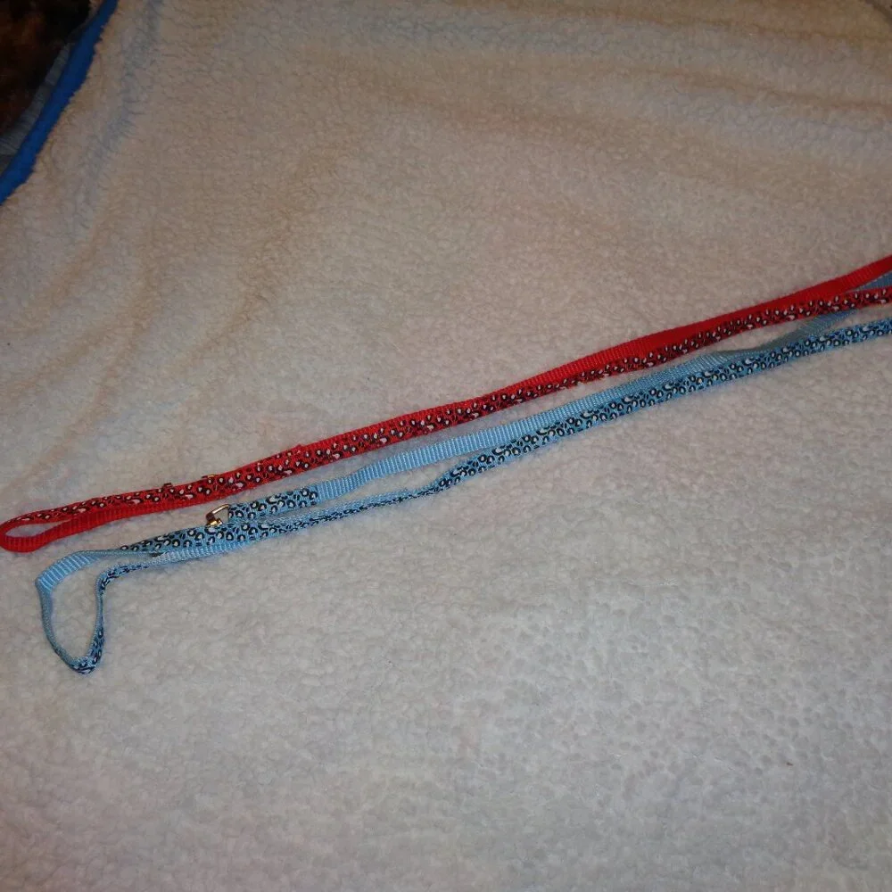 2 Small Dog Cat Pet Leashes Leash